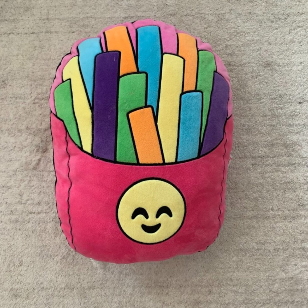 ISCREAM Rainbow french fries scented pillow